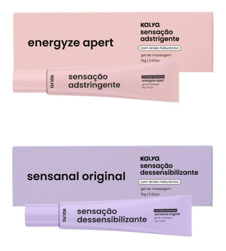 Kit Gel Íntimo Feminino Adstringente E Dessensibilizante 15g