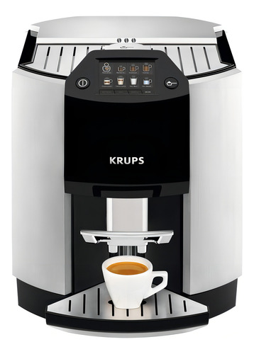 Cafeteira Krups Barista One-Touch EA9010 super automática aço inoxidável e preta expresso 127V