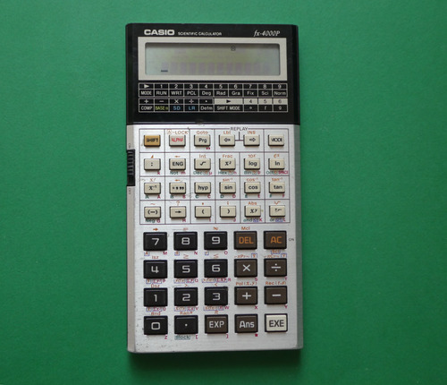 Calculadora Casio Fx-4000p , Vintage 1985