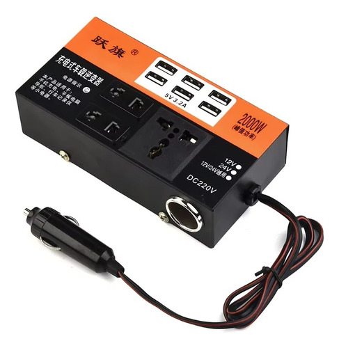 Inversor Voltaje Adaptador Auto Corriente 12v 220v 150w Usb