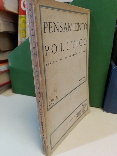 Pensamiento Político Revista De Afirmación - Gustavo Díaz (Usado)
