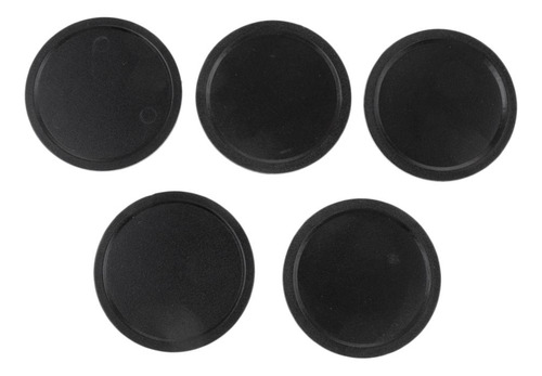 Pucks De Hockey De Plástico Duradero De 5 Negro 50 Mm