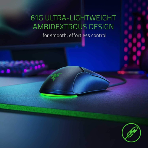 Mouse gamer de juego Razer Viper Mini negro