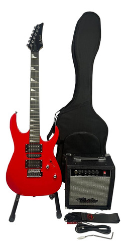 Kit Guitarra Electrica Tipo Ibañez 270 Ampli+ Estuche Correa
