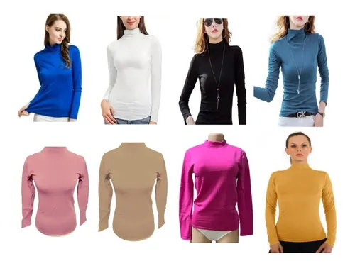 Camiseta de polar con cuello hotsell