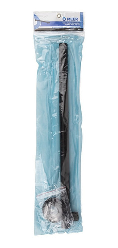 Cuello Para Regadera Acero Inoxidable Negro 40 Cm De Largo