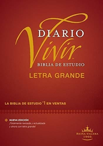 Libro : Biblia De Estudio Del Diario Vivir Rvr60, Letra...