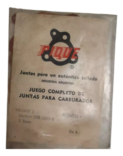 Juntas Carburador - Dodge 1500 - C. Zenith Stromberg 1 Boca