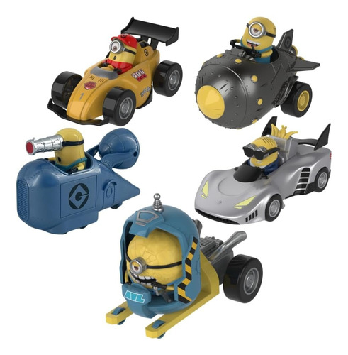 Minions Dave Carros Minions Carro De Fricción Color Gris