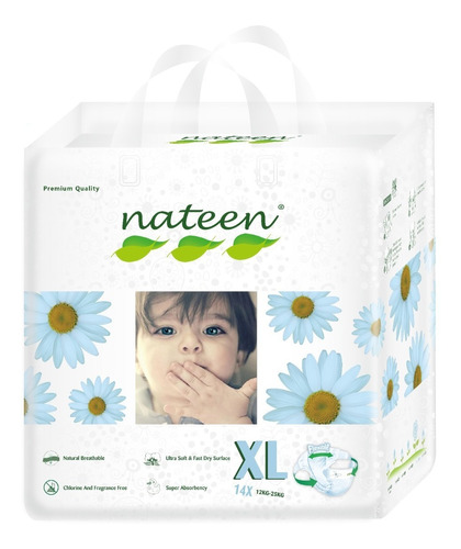 Pañales Nateen Bebé sin género XL