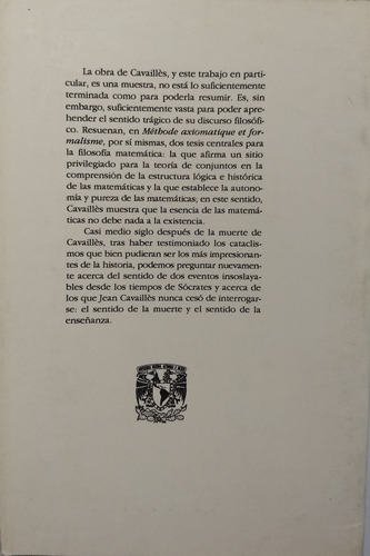 Método Axiomático Y Formalismo