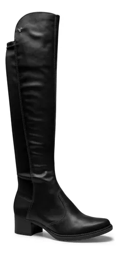 Bota feminina cano alto salto grosso 2025