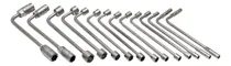 Comprar Kit Jogo De Chaves Longa Biela Tipo L 14 Chaves 6 Ao 19 Mm