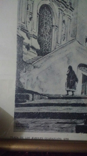 Daniel Núñez Plaza De Los Faroles Guanajuato Apunte (Usado)