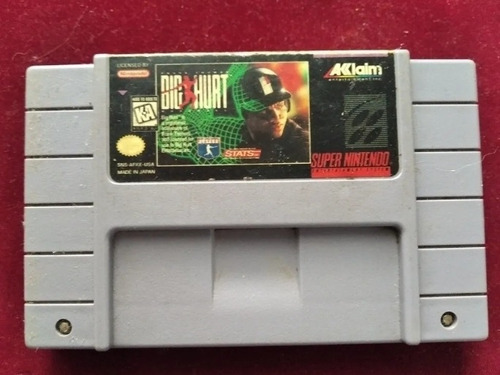 Frank Thomas Baseball ( Juego Super Nintendo ) 10v (2)_(^o^)