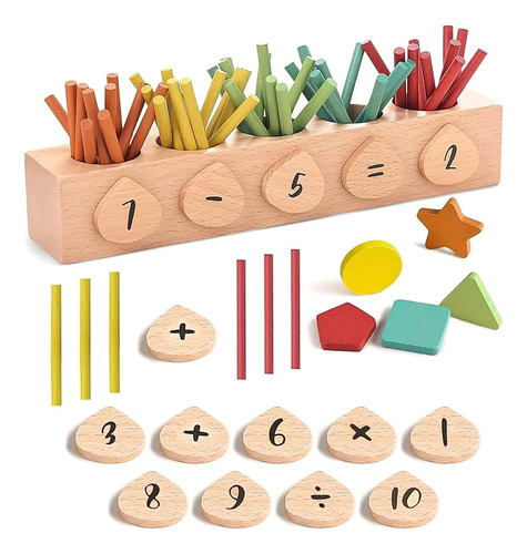 Juguetes Matemáticos Montessori - Tablero De Clavijas De Con