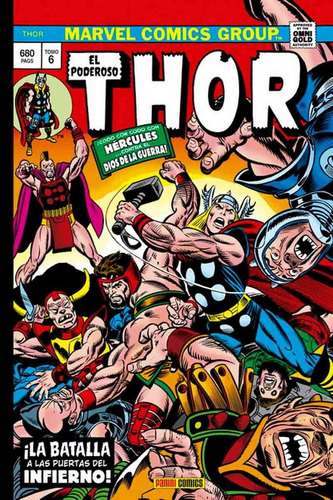 Marvel Gold El Poderoso Thor # 06 - ¡la Batalla A Las Puerta