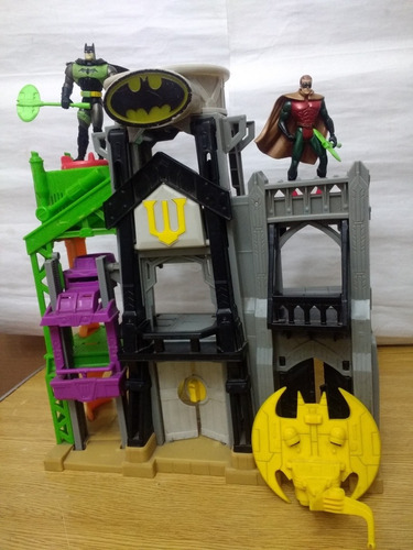 Juguete, Castillo Arkham De Batman Y Robin, Usado