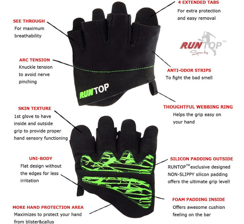 Guantes De Entrenamiento Runtop Puños De Levantamiento De Pe