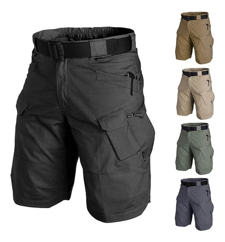 Pantalones Cortos Tácticos Cargo De Talla Grande For Hombre