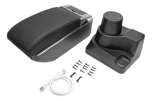 * Portavasos Con Reposabrazos Negro For Kia Rio