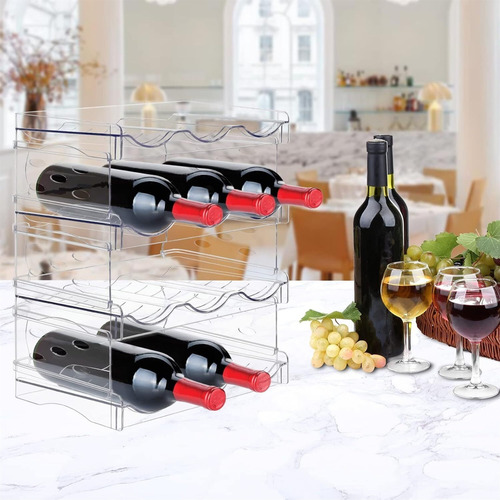 Organizador Botellas Agua Apilable 4 Niveles Para Encimera