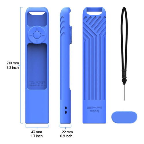 Funda De Control Remoto Para Tcl Rc902v Stick Tv Stick, Fund