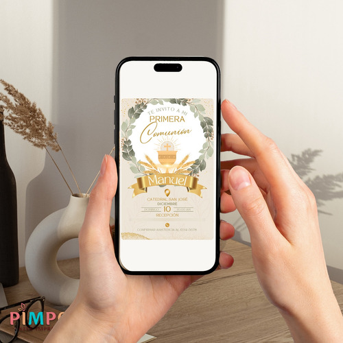Kit Imprimible Comunion Confirmacion - 23 - Textos Editables