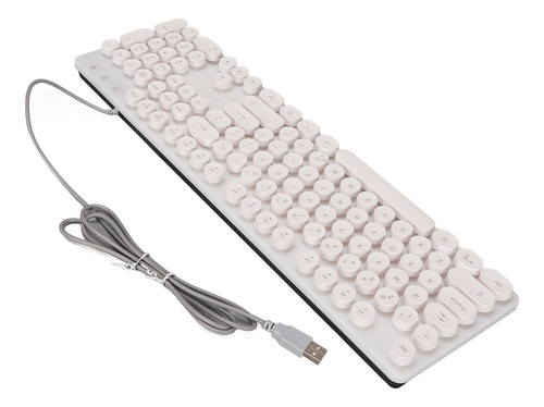 Teclado Mecânico Rbg Retroiluminado Usb 104 Teclas Para Jogo