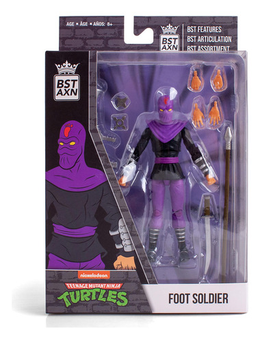 Foot Soldier Bst Axn Teenage Mutant Ninja Turtles Tmnt (Usado)