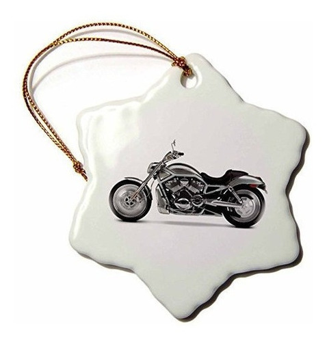 3drose Ornamento Que Representa Harleydavidson174; Motocicle