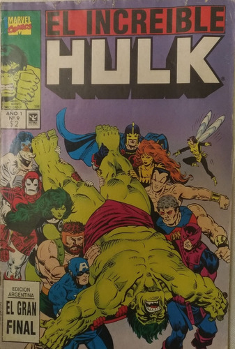 El Increíble Hulk Año 1 Número 9 Año 1995 - Marvel Cómics