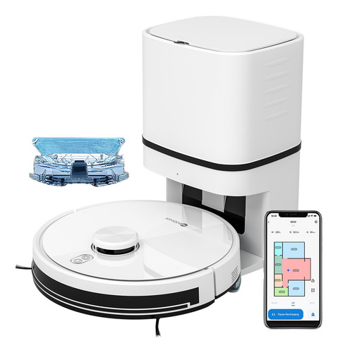 Robô aspirador Neatsvor aspiradora trapeadora robot S600 branco