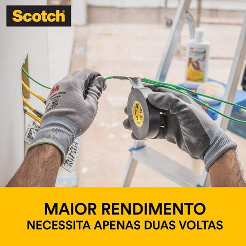 Kit 3 Fita Isolante Scotch 33+ 19mm X 20m 3m Profissional