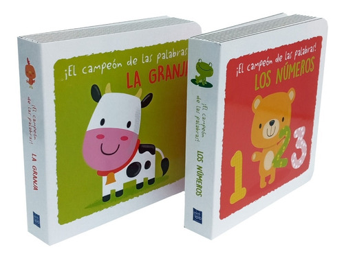 2 Libros Colección Números Y Granja Infantil