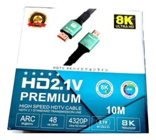Cable Hdtv 8k Ultra Hd 10 Metros Macho A Macho B116.