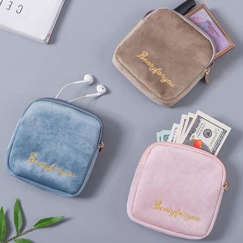 Bolsa De Almacenamiento De Toallas Sanitarias Portátil De 1