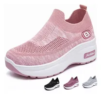 Comprar Zapatos Ortopedicos Mujer Con Plataforma Tenis Casuales Dama Zapatos De Moda Son Suaves Y Cómodo