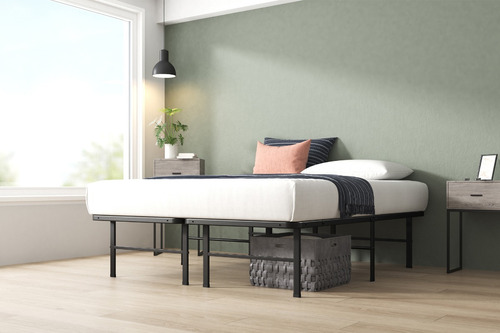 Zinus | Cama Completa Base + Colchón King Rumi