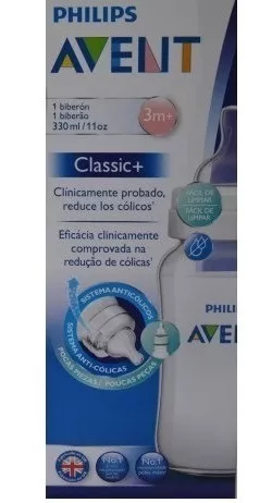 Biberón Philips Avent classic 3 m 330 ml 1 pza