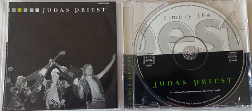 Cd Judas Priest - Simply The Best 1er Ed. Heavy Metal Maiden (Usado)