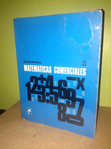 Libro, Matemáticas Comerciales, Volumen 2, Madrigal, Sellado