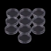 Comprar 10 Cápsulas Acrílicas De 27 Mm Para Monedas De Sol