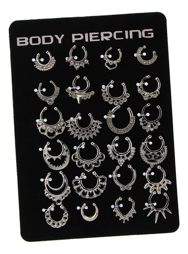 Anillos De Nariz Aro Anillos De Septum Falsos Para Mujer