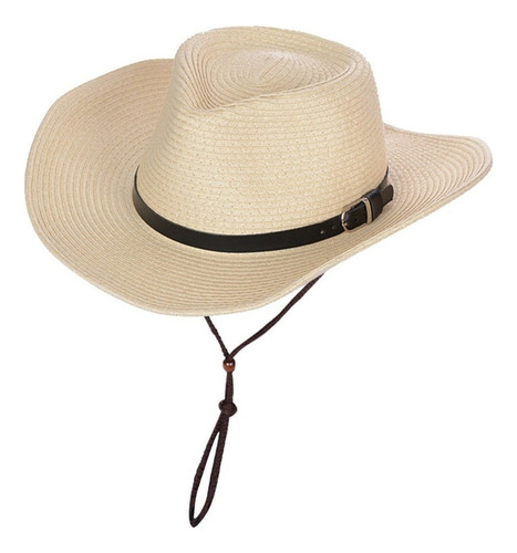 A Sombrero De Sol De Paja Cubana Proteccin Uv Viaje Floppy