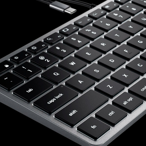 Imagen 5 de 10 de Teclado Usb C Aluminio Retroiluminado / Satechi Oficial