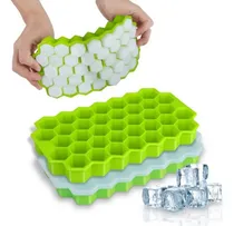 Comprar Cubetera Hielera Panal X37 Cubitos Hielo Silicona Molde 3d