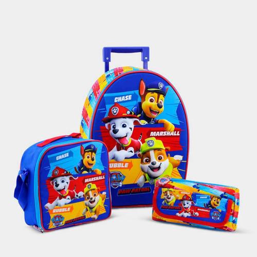 Set 3p Maleta Scool 803837  Paw Patrol