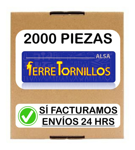 Tornillo Estufa Combinado Nc #10-24 X 1 1/2 2000 Pzs *