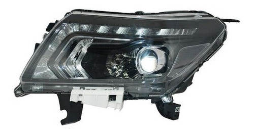 Optica Der Fondo Negro C/lupa C/led Nissan Np300 16- 4x4